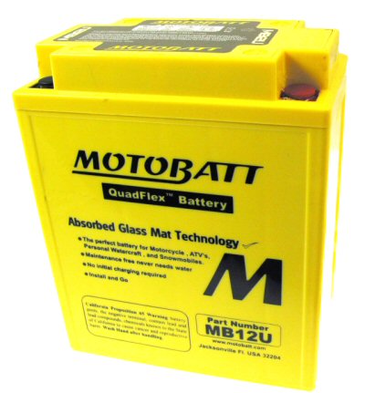 MotoBatt Quadflex Battery 12v 12ah